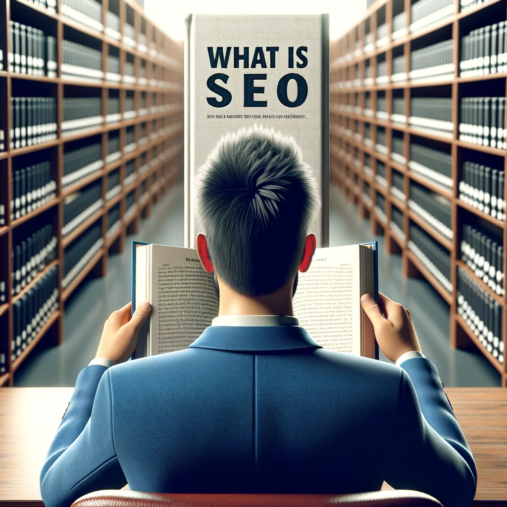 What Is SEO: A Man Reading The Guide On SEO